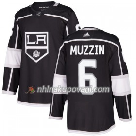 Los Angeles Kings Dresy Jake Muzzin 6 Adidas 2017-2018 Černá Authentic - Pánské